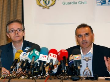 Representantes de las asociaciones de guardias civiles que convocan la manifestación