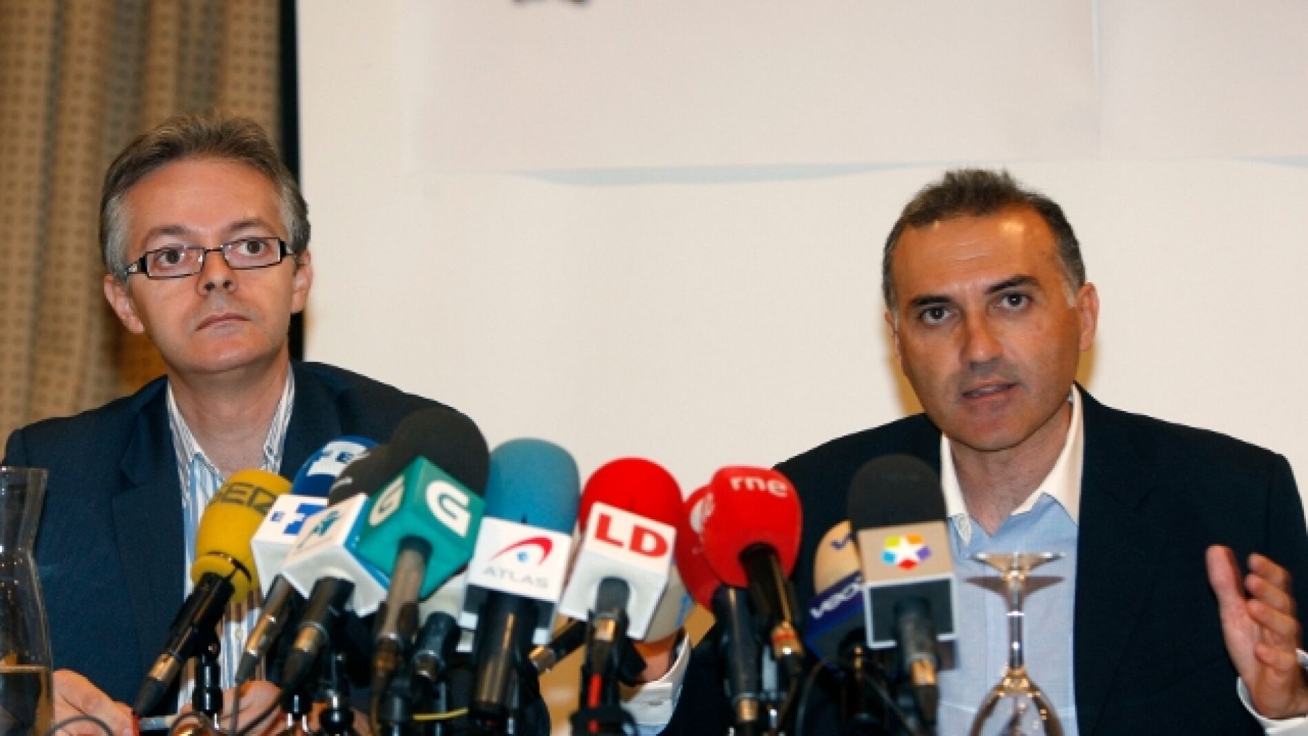 Representantes de las asociaciones de guardias civiles que convocan la manifestaci&oacute;n