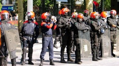 400 manifestantes desobedecen la decisión de la Audiencia