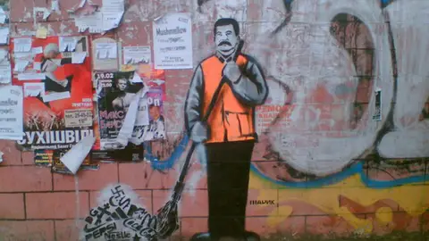 Un graffiti de Sharik Un graffiti de Sharik