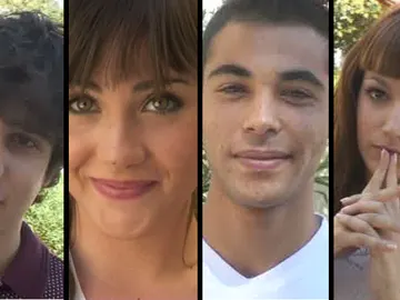 Javier Calvo, Lucía Ramos, Nasser Saleh, Úrsula Corberó Javier Calvo, Lucía Ramos, Nasser Saleh, Úrsula Corberó