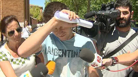 Rafita a la salida del juzgado