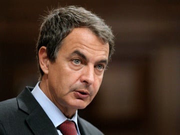 Zapatero durante la sesión de control Zapatero durante la sesión de control