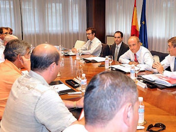 Reunión en el ministerio de Trabajo