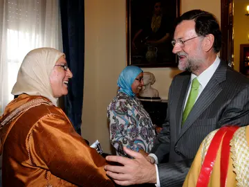 Rajoy, durante su visita a Melilla Rajoy, durante su visita a Melilla