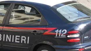Coche de policía italiana Coche de policía italiana