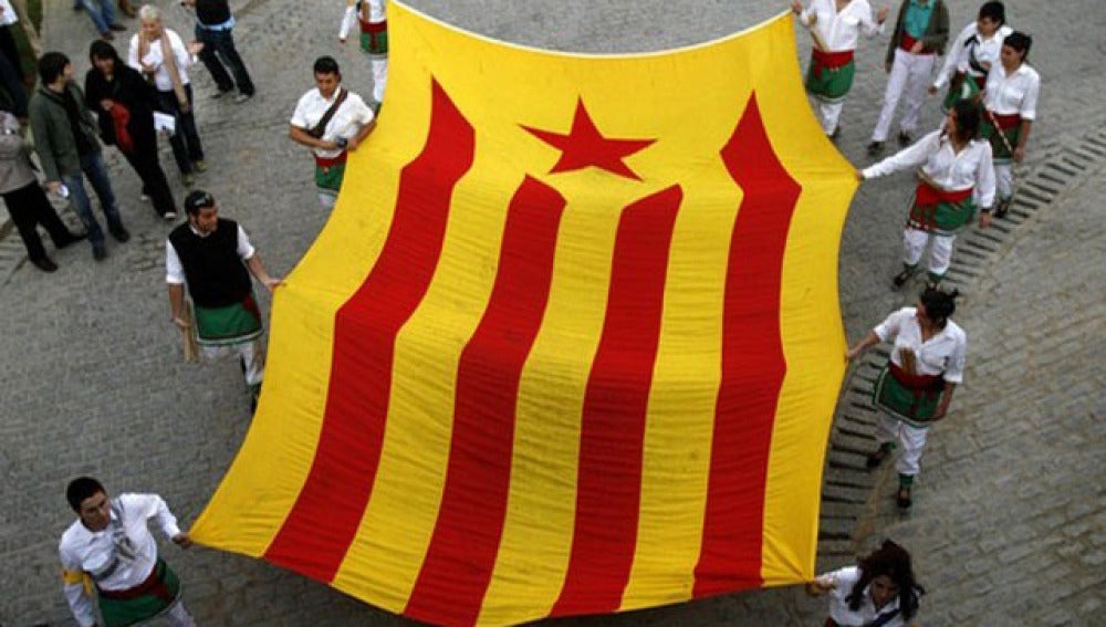 Bandera catalana 'Estelada'