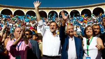 Rajoy en la plaza de Antequera