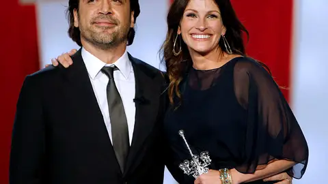 Julia Roberts y Bardem, orgullosos Julia Roberts y Bardem, orgullosos