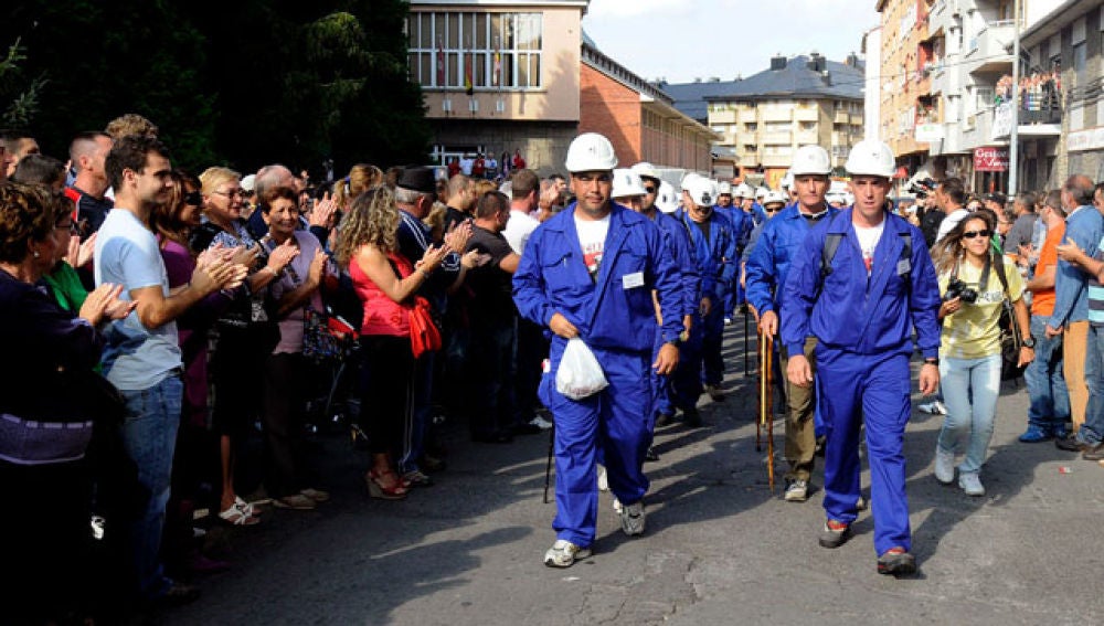 Marcha negra de mineros