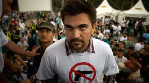 Juanes en un concierto solidario Juanes en un concierto solidario