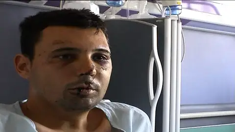 El vigilante agredido El vigilante agredido