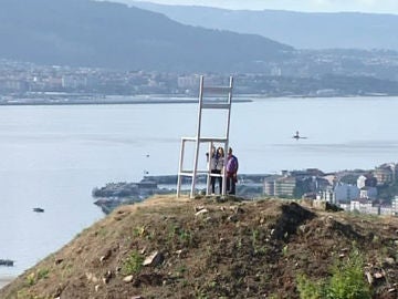 La silla gigante de Pontevedra