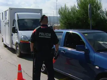 Control policial de los Mossos en Cataluña Control policial de los Mossos en Cataluña