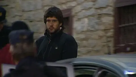 Uno de los detenidos en Vitoria Uno de los detenidos en Vitoria