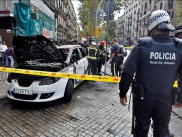 Incidentes entre Policía y manifestantes en Barcelona