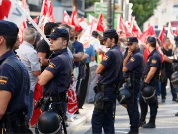 Foto de la huelga del NYTimes