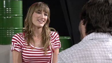 Arturo, a saco con Marina