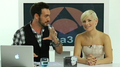 Soraya Arnelas durante el videoencuentro