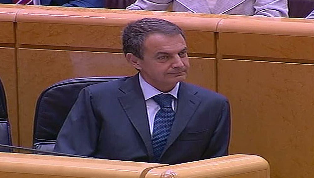 Zapatero en el Senado