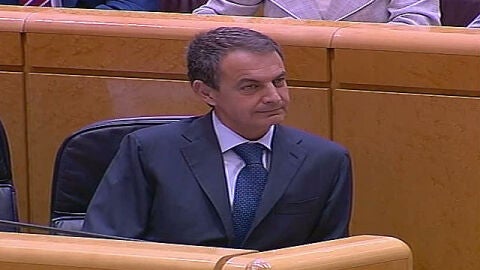 Zapatero en el Senado