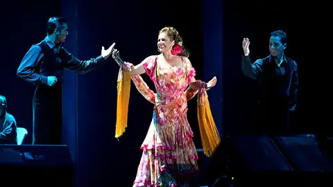 Isabel Pantoja en un concierto en Huelva Isabel Pantoja en un concierto en Huelva