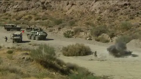 Ejercicios de la Legión en Almería Ejercicios de la Legión en Almería