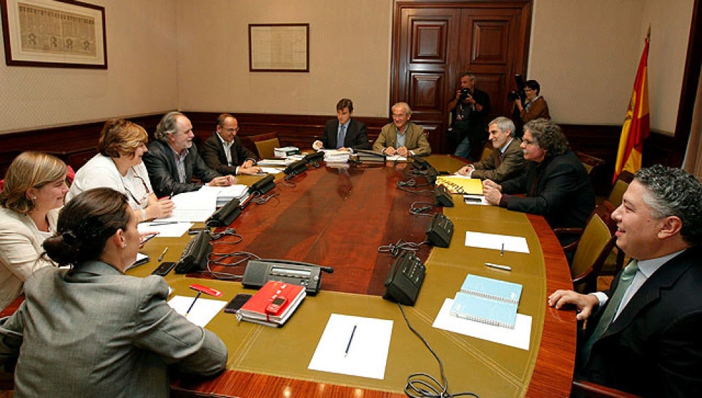 Reunión de la mesa del Pacto de Toledo