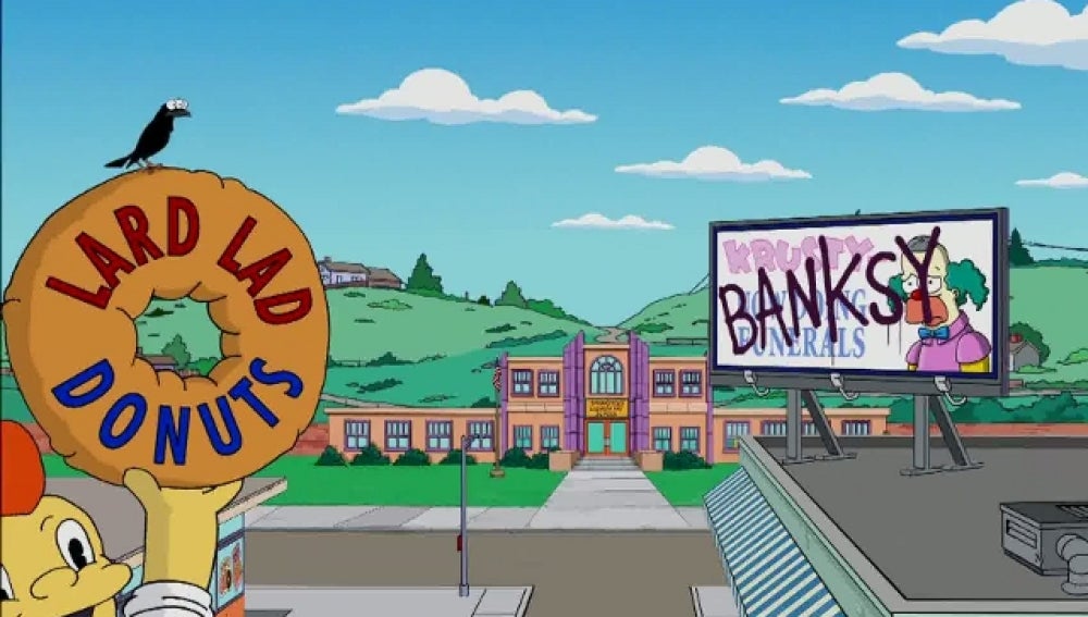 Los Simpsons según Bansky