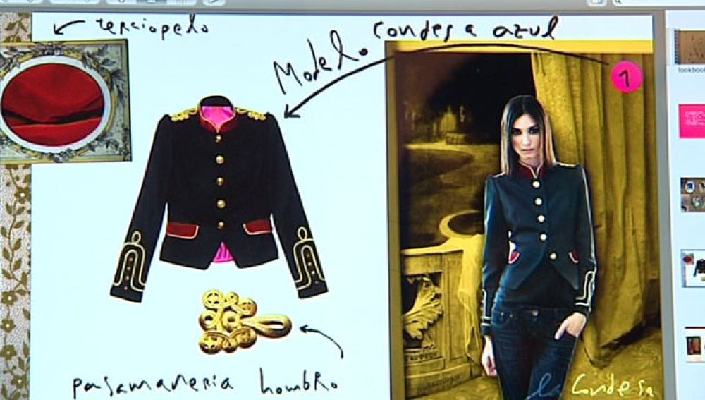 Captura de pantalla de un blog de moda