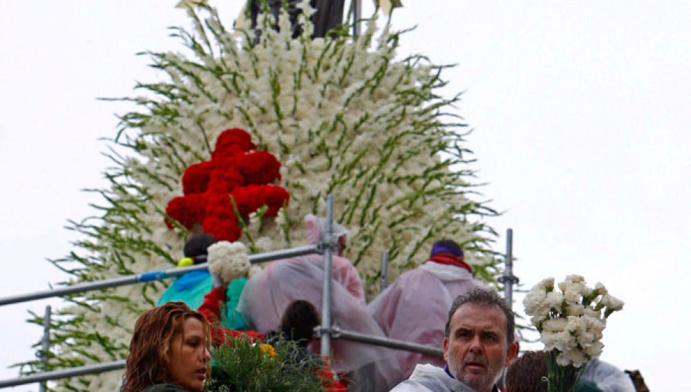 Ofrenda floral a la Virgen del Pilar
