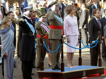 Momento del Desfile del día de la Hispanidad del año pasado