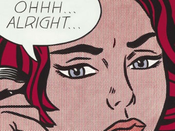 Una obra de Roy Liechtenstein