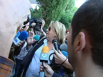 Maite Zaldívar llega al juzgado Maite Zaldívar llega al juzgado