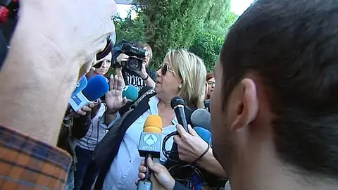 Maite Zaldívar llega al juzgado Maite Zaldívar llega al juzgado