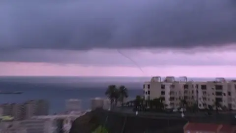 Pequeño tornado en Las Palmas Pequeño tornado en Las Palmas
