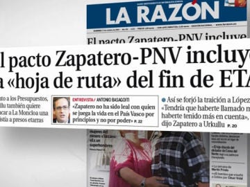 El pacto Zapatero-PNV incluye la 'hoja de ruta' del fin de ETA El pacto Zapatero-PNV incluye la 'hoja de ruta' del fin de ETA