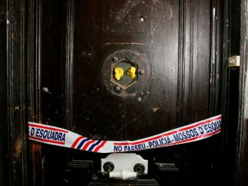La puerta de la vivienda en Tarragona La puerta de la vivienda en Tarragona