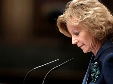 Elena Salgado en el Congreso de los Diputados Elena Salgado en el Congreso de los Diputados