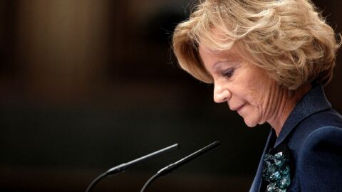 Elena Salgado en el Congreso de los Diputados