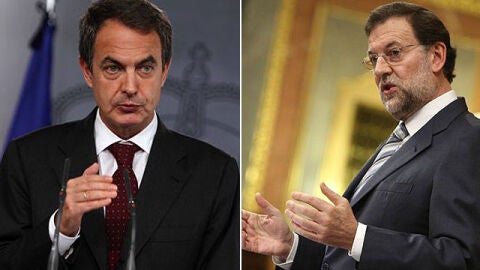 Zapatero y Rajoy