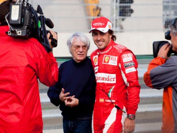 Alonso, con Ecclestone