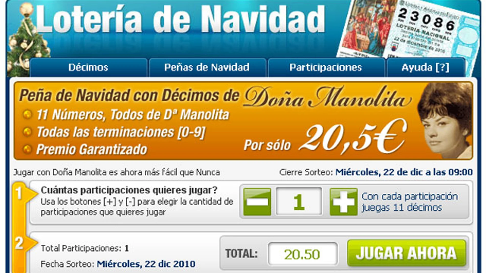 Lotería de Navidad en lotopia.com Lotería de Navidad en lotopia.com