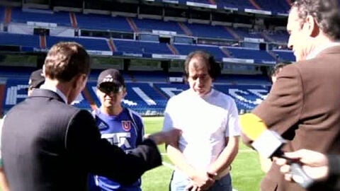 Los mineros en el Santiago Bernab&eacute;u
