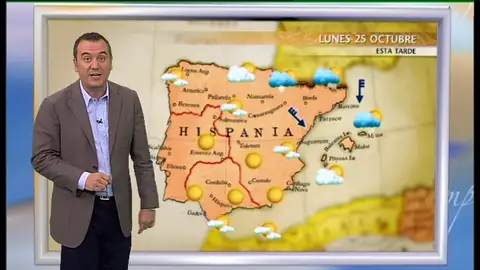 La previsión de El Tiempo (25-10-10),mediodia La previsión de El Tiempo (25-10-10),mediodia