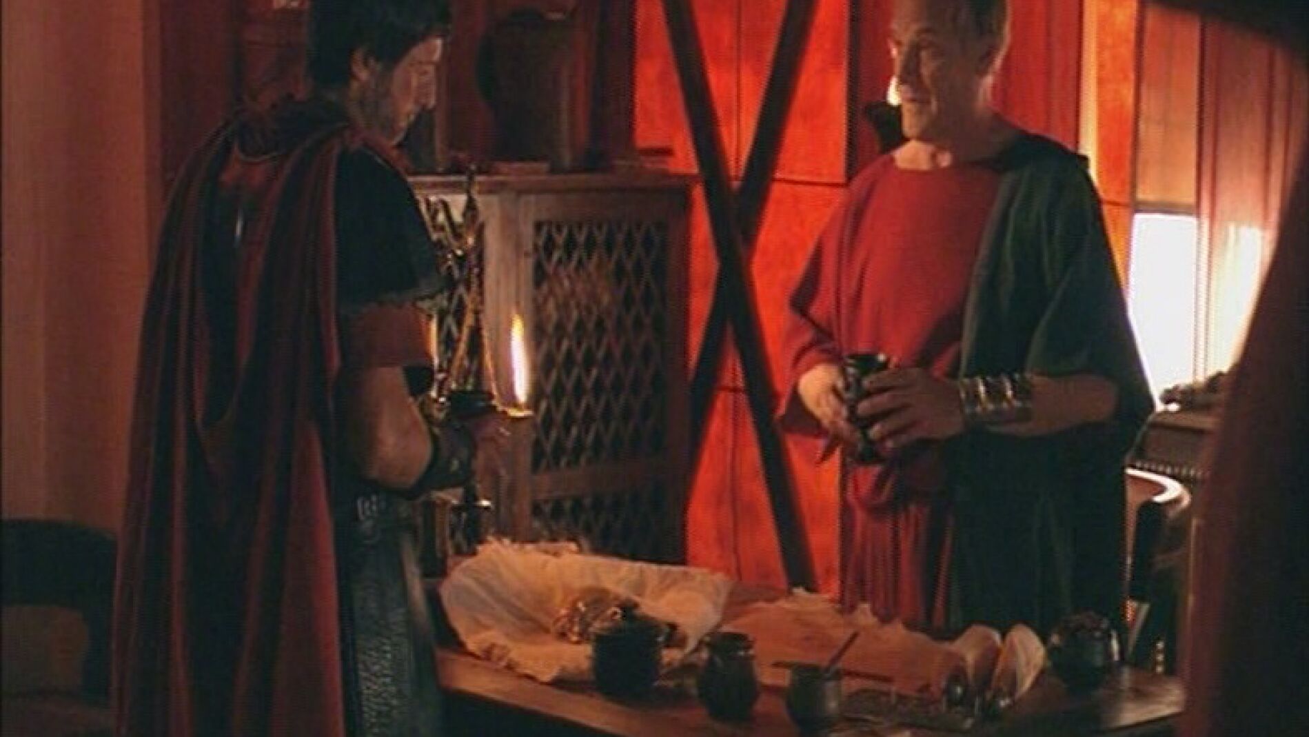 Galba y Marco celebran la derrota de los hispanos