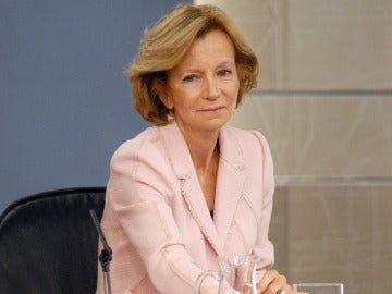 La Ministra de Economía y Hacienda Elena Salgado