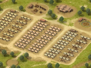 Boceto campamento romano