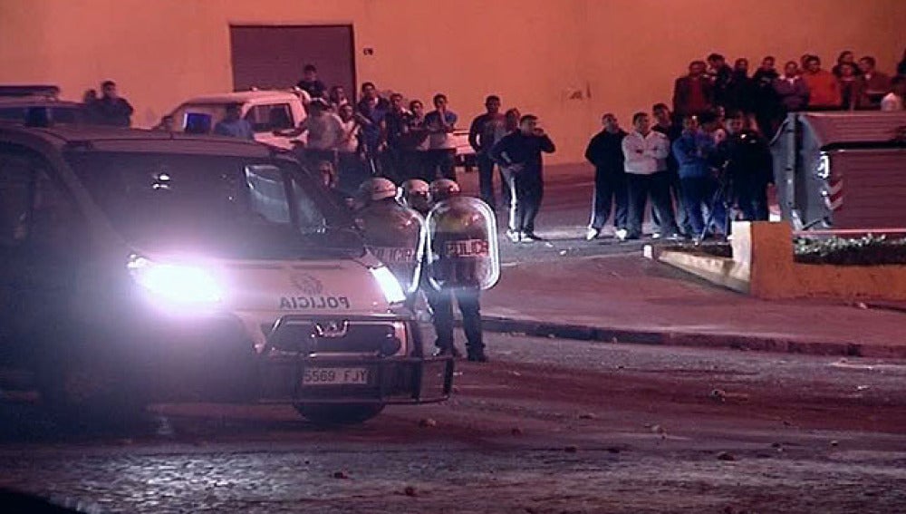 Disturbios en Melilla