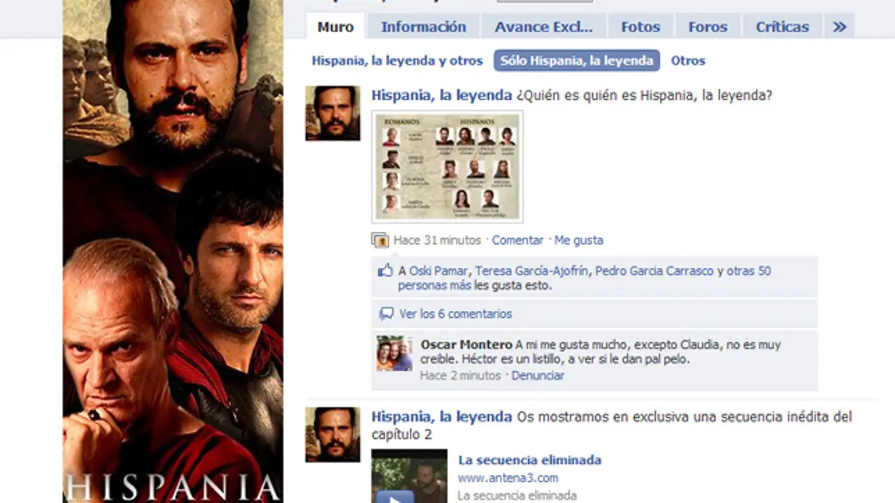 Hispania en Facebook